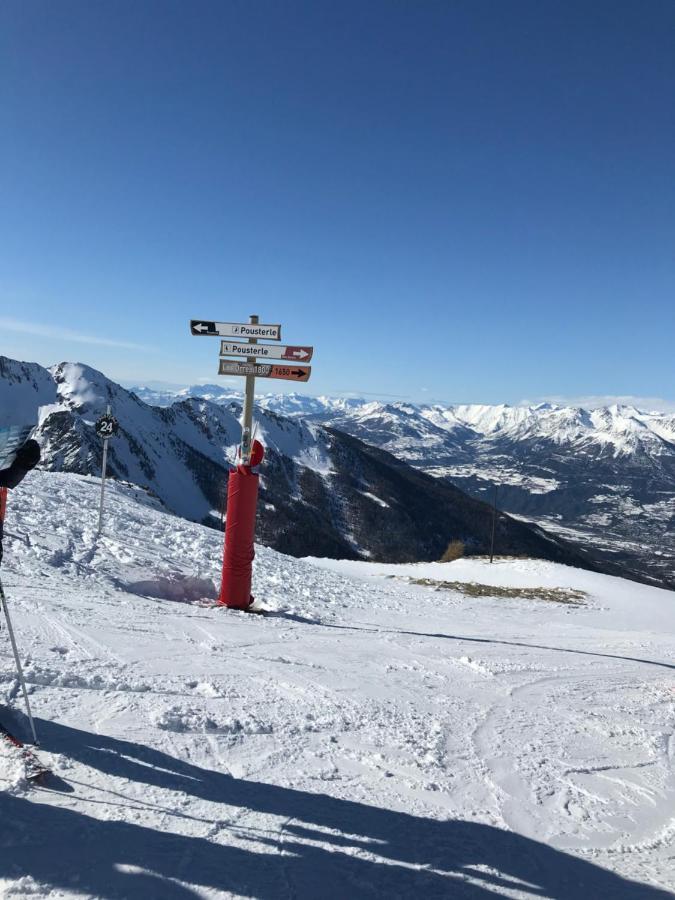 Front Neige 1800, Cosy 4-6P, Parking Couvert Les Orres Exterior foto